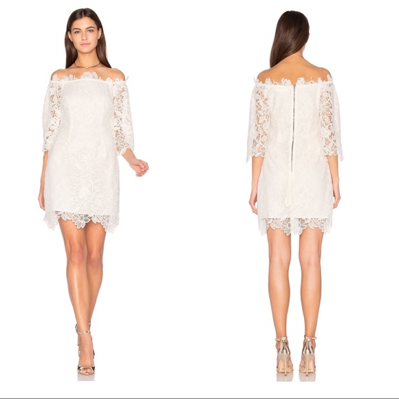 Astr Dresses & Skirts - ASTR Madeline Lace Dress Ivory